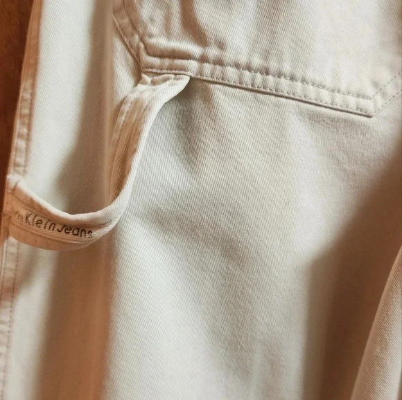Calvin Klein Tapered Fit Utility Straight Leg Jeans - Picture 8 of 8
